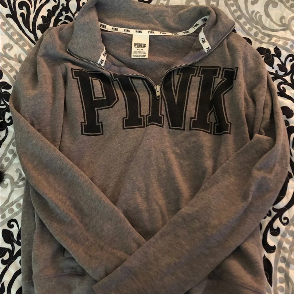 VS PINK quarter zip